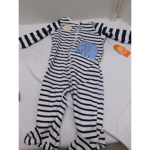 NEW Wonder Nation Striped Elephant Pajamas 3-6 Months